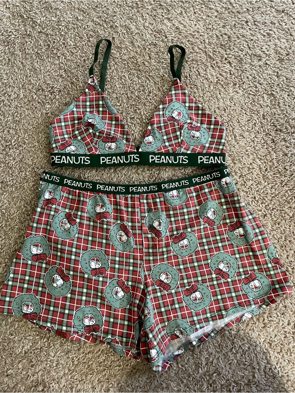 Peanuts pajama set